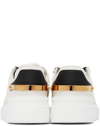 Baskets basses en cuir blanches Balmain