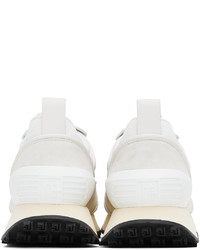 Baskets basses en cuir blanches Balmain