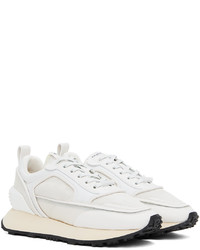 Baskets basses en cuir blanches Balmain