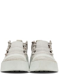 Baskets basses en cuir blanches Boris Bidjan Saberi