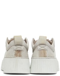 Baskets basses en cuir blanches Boris Bidjan Saberi