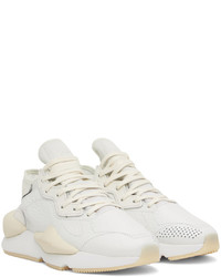 Baskets basses en cuir blanches Y-3