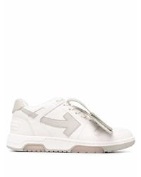 Baskets basses en cuir blanches Off-White