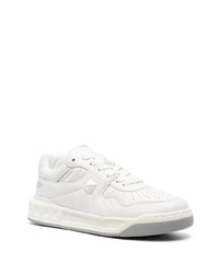 Baskets basses en cuir blanches Valentino Garavani