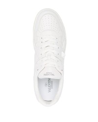 Baskets basses en cuir blanches Valentino Garavani