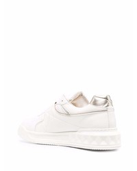 Baskets basses en cuir blanches Valentino Garavani