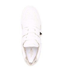 Baskets basses en cuir blanches Valentino Garavani