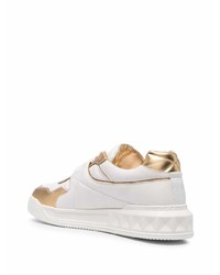 Baskets basses en cuir blanches Valentino Garavani