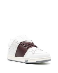 Baskets basses en cuir blanches Valentino Garavani