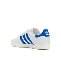 Baskets basses en cuir blanches adidas