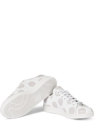 Baskets basses en cuir blanches adidas