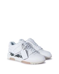 Baskets basses en cuir blanches Off-White