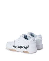 Baskets basses en cuir blanches Off-White