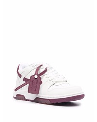 Baskets basses en cuir blanches Off-White