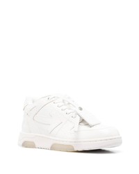 Baskets basses en cuir blanches Off-White