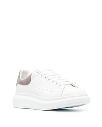 Baskets basses en cuir blanches Alexander McQueen