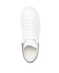 Baskets basses en cuir blanches Alexander McQueen