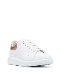 Baskets basses en cuir blanches Alexander McQueen