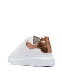 Baskets basses en cuir blanches Alexander McQueen