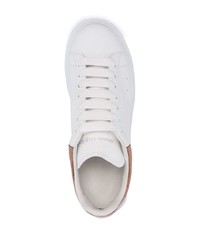 Baskets basses en cuir blanches Alexander McQueen