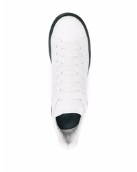 Baskets basses en cuir blanches Alexander McQueen