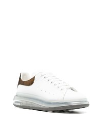 Baskets basses en cuir blanches Alexander McQueen