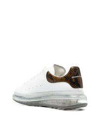 Baskets basses en cuir blanches Alexander McQueen