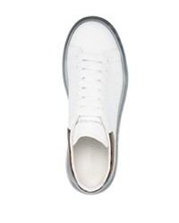 Baskets basses en cuir blanches Alexander McQueen