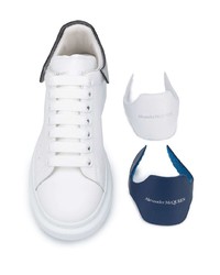 Baskets basses en cuir blanches Alexander McQueen