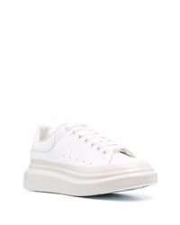 Baskets basses en cuir blanches Alexander McQueen