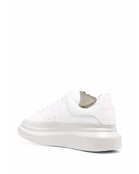 Baskets basses en cuir blanches Alexander McQueen