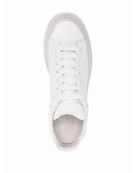 Baskets basses en cuir blanches Alexander McQueen