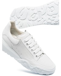 Baskets basses en cuir blanches Alexander McQueen