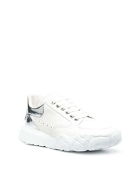 Baskets basses en cuir blanches Alexander McQueen