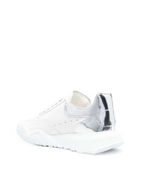 Baskets basses en cuir blanches Alexander McQueen