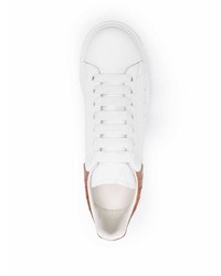 Baskets basses en cuir blanches Alexander McQueen