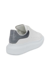 Baskets basses en cuir blanches Alexander McQueen