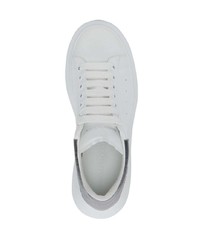 Baskets basses en cuir blanches Alexander McQueen