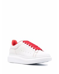 Baskets basses en cuir blanches Alexander McQueen