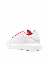 Baskets basses en cuir blanches Alexander McQueen