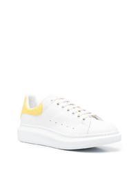 Baskets basses en cuir blanches Alexander McQueen