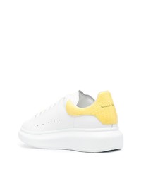 Baskets basses en cuir blanches Alexander McQueen