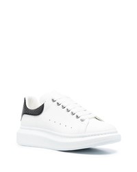 Baskets basses en cuir blanches Alexander McQueen