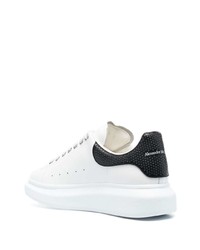 Baskets basses en cuir blanches Alexander McQueen