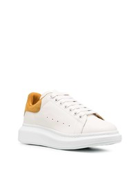 Baskets basses en cuir blanches Alexander McQueen