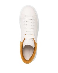 Baskets basses en cuir blanches Alexander McQueen