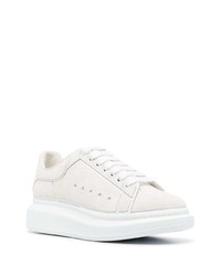 Baskets basses en cuir blanches Alexander McQueen