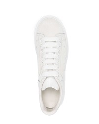 Baskets basses en cuir blanches Alexander McQueen