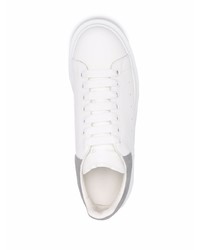 Baskets basses en cuir blanches Alexander McQueen