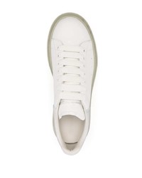 Baskets basses en cuir blanches Alexander McQueen